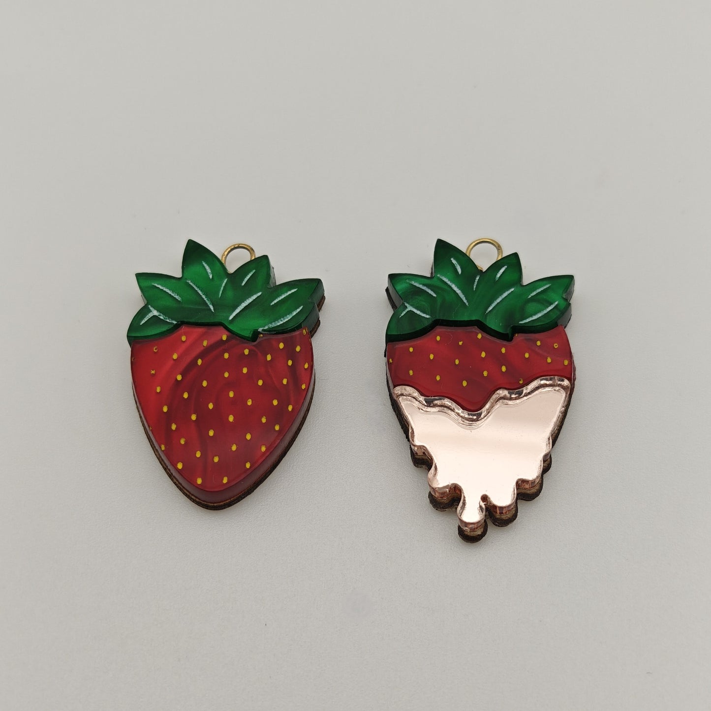Strawberries & Cream - Hoop Charm