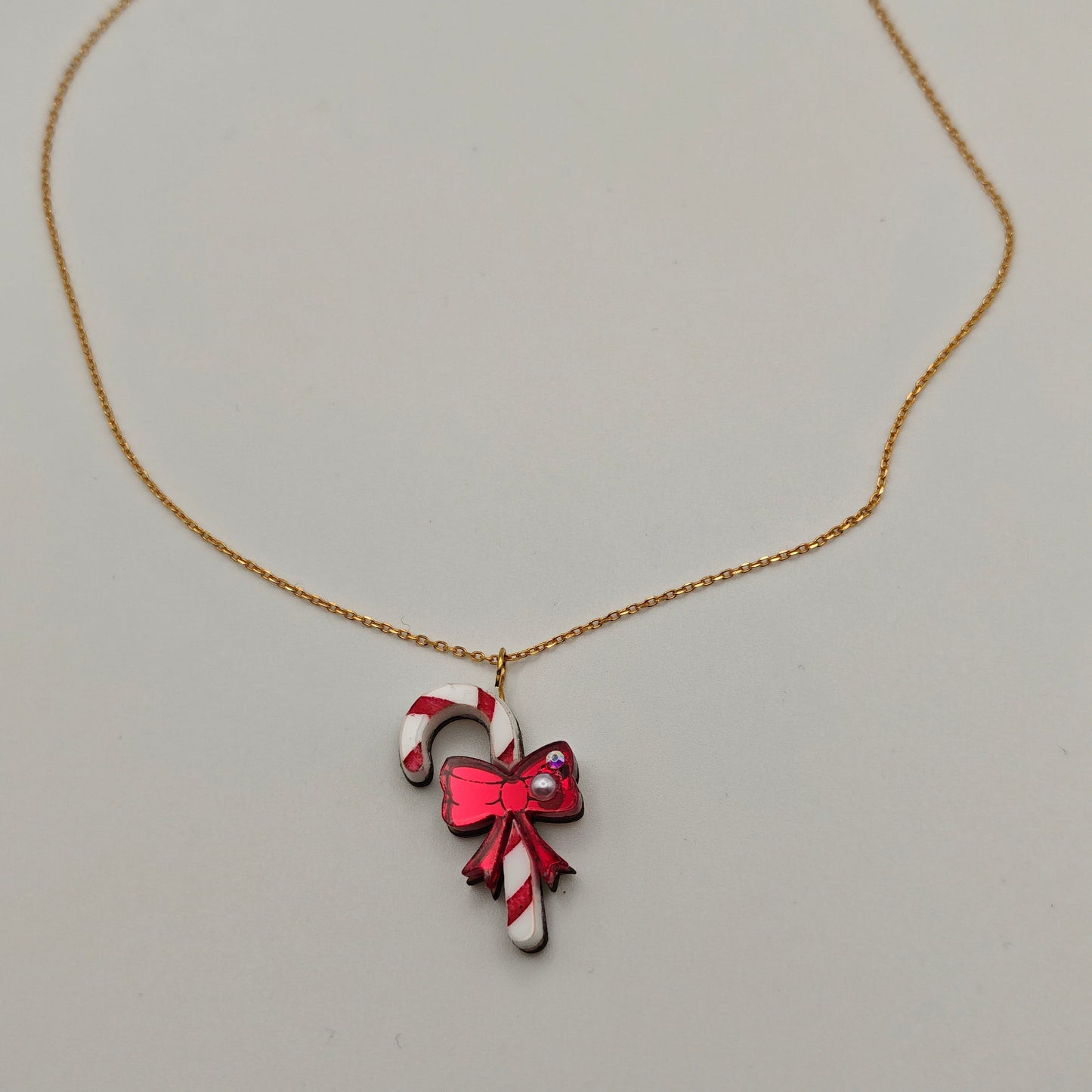 Candy cane necklace